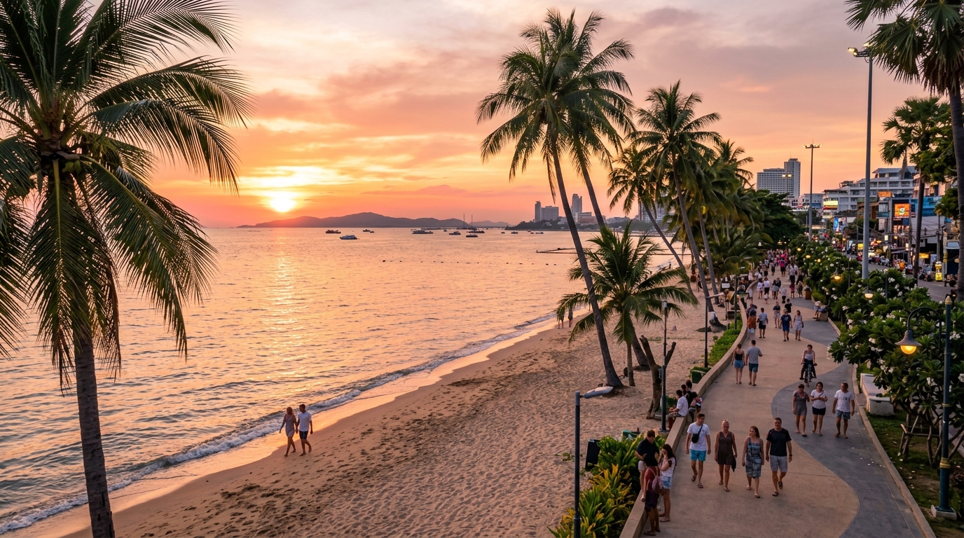 Why Jomtien & South Pattaya is the Best Area for Long-Term Stays vs. Central Pattaya
